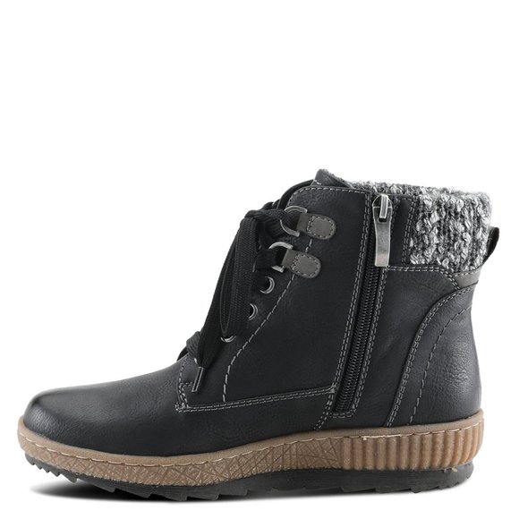 SPRING STEP RELIFE KARLENE BOOTIES BLACK - Picture 2 of 4